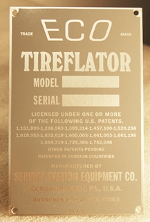 Eco 44 Tireflator ID Tag